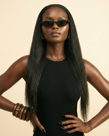Chic Small Cat Eye Sunglasses: Leopard & Black Half-Frame UV400 - front-facing view
