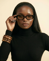'Retro Oval' Chic Women's Sunglasses | Vintage Designer Shades - front-facing view
