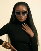 Chic Gradient Cat Eye Sunglasses - UV400 Trendy Fashion Eyewear for Women - front-facing view