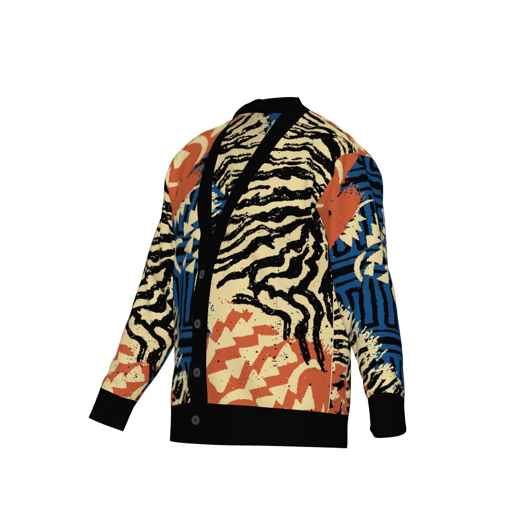 Rue de Rivoli Jacquard Knit Cardigan - Bespoke Artistry