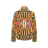 Kene Women's Stand Collar Padded Jacket – All-Over Print