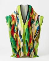 [Pre Order] Umuibe Adire Kaftan: Deep V Version