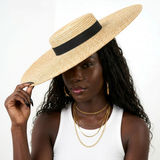 Radiant Straw Wide Brim Hat