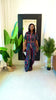 Conjunto de carga Achalugo Aso Oke - Azul y morado