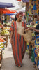 Robe Amuma Bubu avec ornements Aso Oke