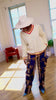 Okara Aso Oke pantalones vaqueros cargo