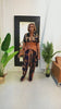 Top corto cargo Okara Aso Oke