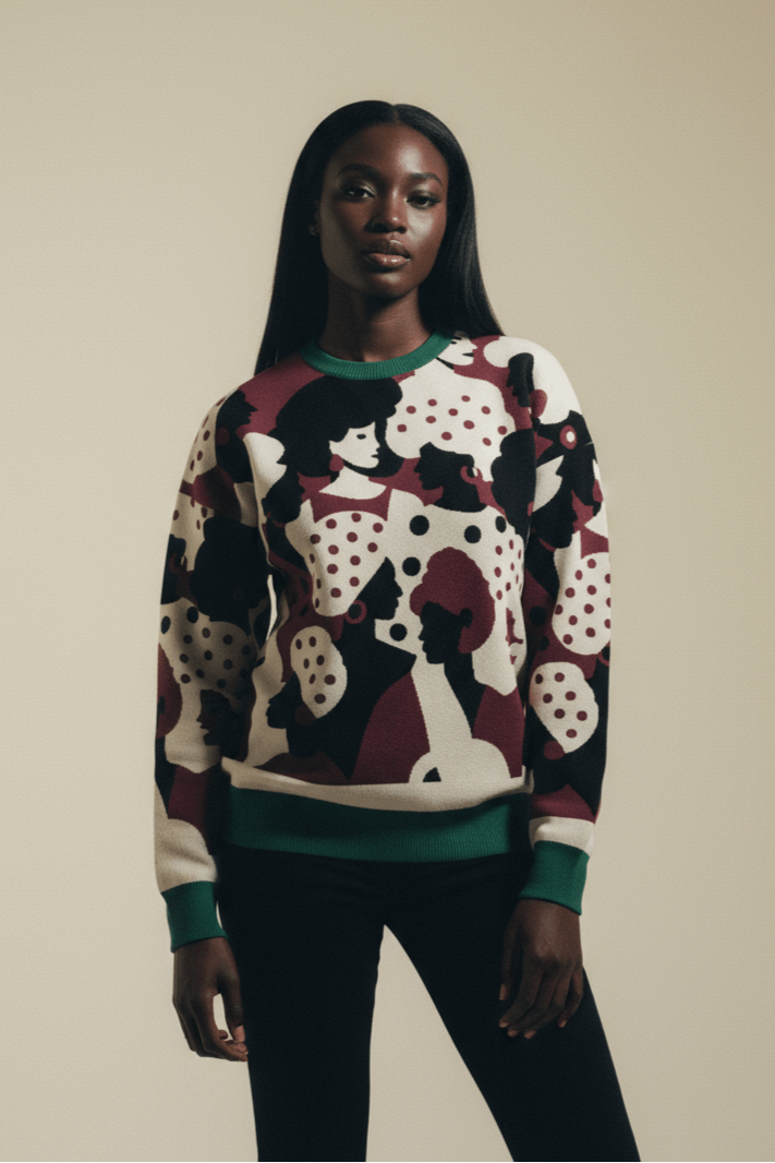 Roaring Mary Knit Sweater - Green