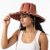 Limitless Straw Pleated Sun Hat