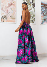 Vestido largo sin espalda Fundua